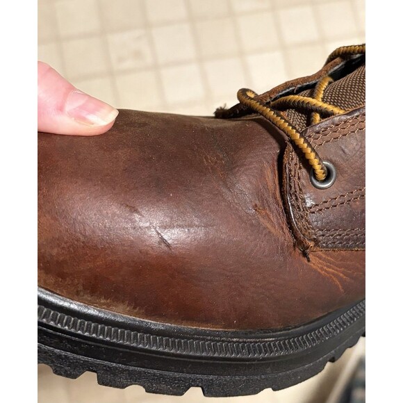 Herman Survivors Steel Toe Waterproof Oil Resistant Men’s Boots 10.5 Brown Black - Picture 4 of 14